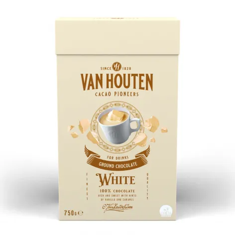 Van Houten; White Chocolate Drink Powder - 750g bag